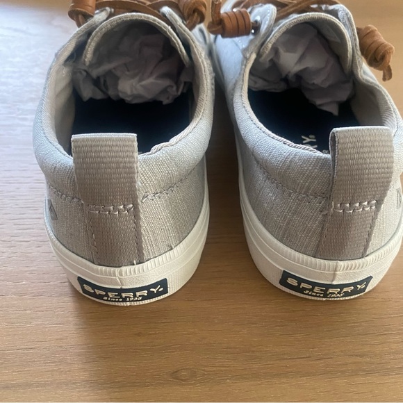 Sperry Crest Vibe Textile Stripe Sneaker, Grey, Women’s 6 - Picture 7 of 7